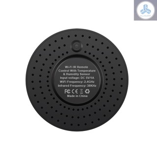 Tuya WiFi IR Universal Remote Controller with Temperature & Humidity Sensor All-in-One Wireless Infrared Controller Compatible with Alexa Google Home Voice Control