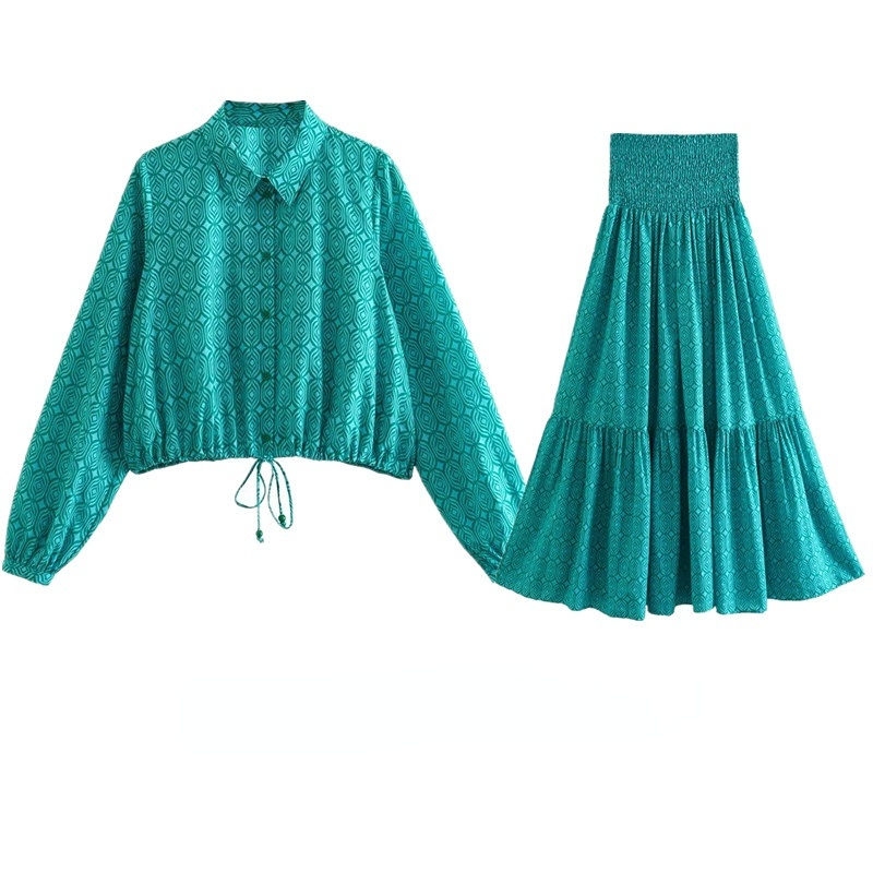 Áo Sơ Mi Zara Thắt Nơ Trang Trí Năm Mới 23 Dành Cho Bạn Nữ 5216 057426Bộ Áo Thun + Chân Váy Co Giãn Xinh Xắn Dành Cho Nữ