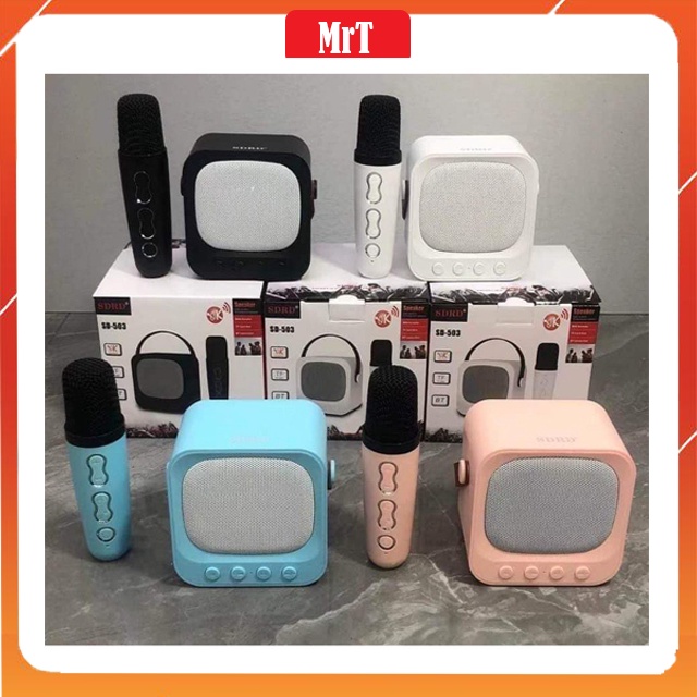 Loa Bluetooth Karaoke Mini SD 503, Công Suất 6W, Thời Lượng Pin 6 Giờ - Hàng Mới Nhất