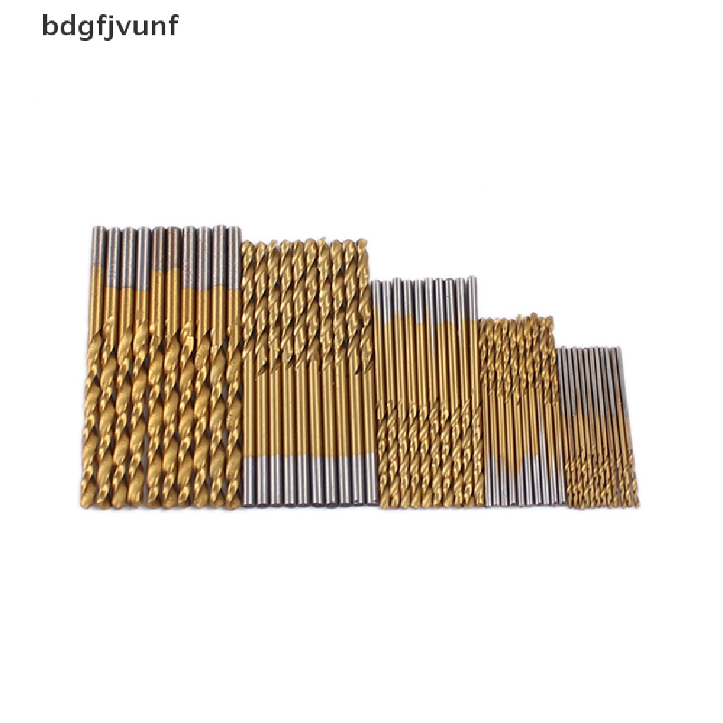 Bộ 50 Mũi Khoan Xoắn Bằng Thép Titan Chất Lượng Cao