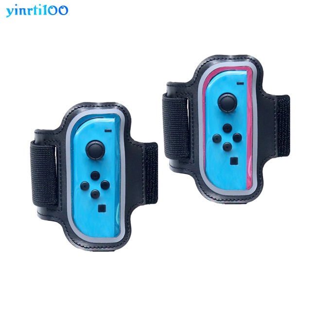 Set 2 Dây Đeo Tay Co Giãn Điều Chỉnh Được Cho Tay Cầm Chơi Game Switch Joy-con