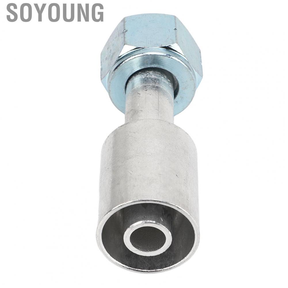 Soyoung Car Air Conditioner Connector  5/8in Exquisite Appearance Conditioning Pipe 10PCS Straight 180° for Truck