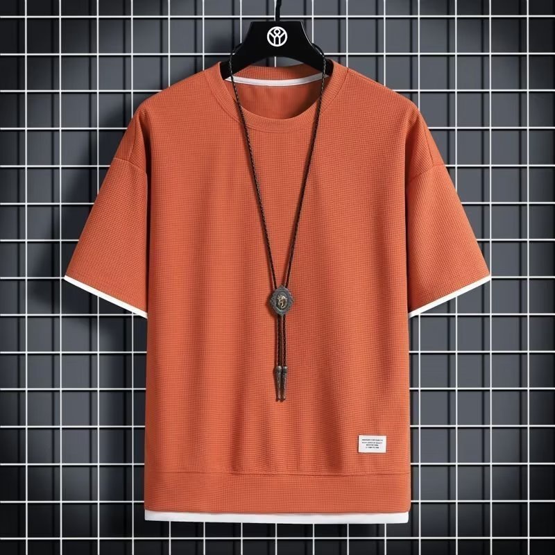 Áo Thun Tay Ngắn Cổ Tròn Dáng Rộng 7 Màu Sắc Đa Dạng Hợp Thời Trang Cho Nam Size M-3XL