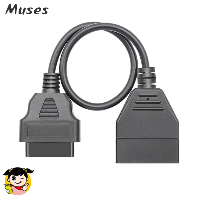 Cáp ChuyểN Mở RộNg Obd 9-16V VớI 2 ĐầU KếT NốI 2pin Sang 16pin Cho Xe Hơi
