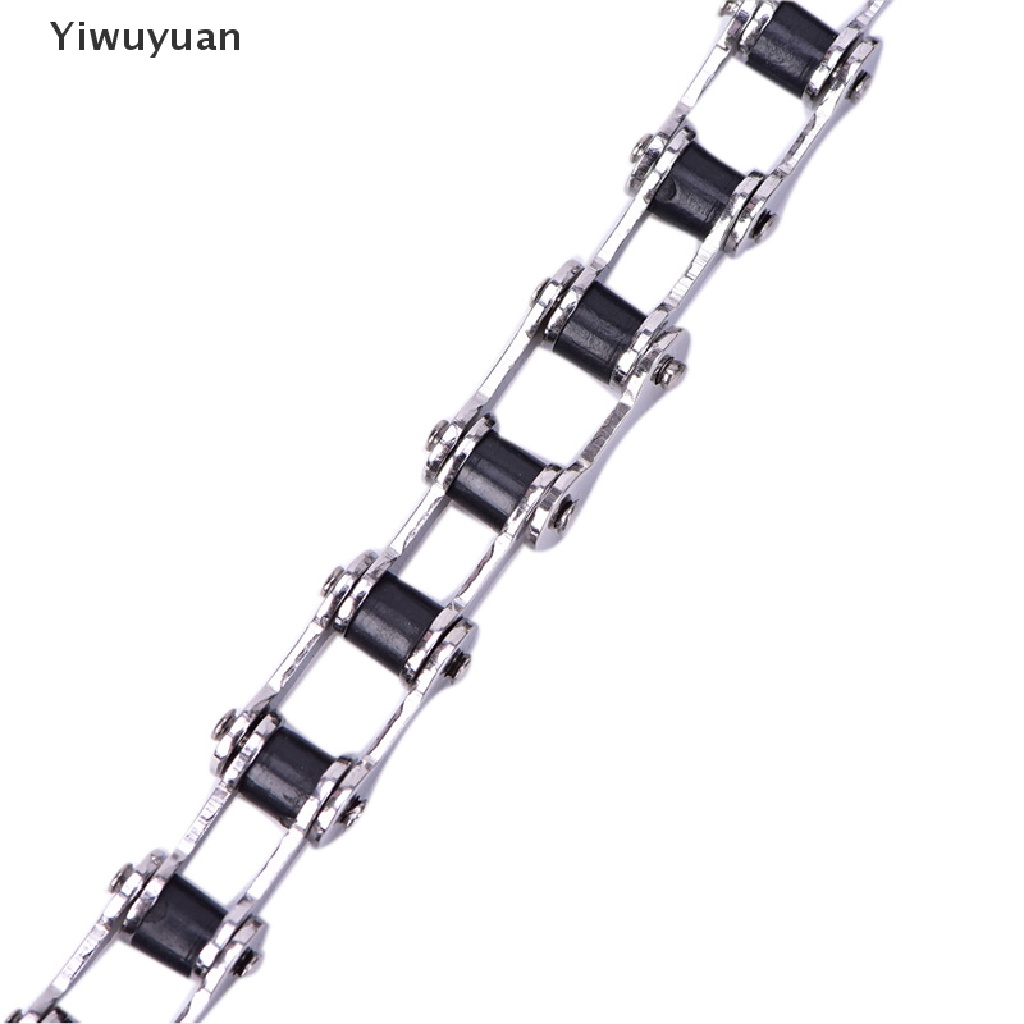 < Yiwuyuan > Vòng Tay Dây Xích Xe Máy Bằng Thép Không Gỉ Thời Trang Quà Tặng Cho Nam Giảm Giá