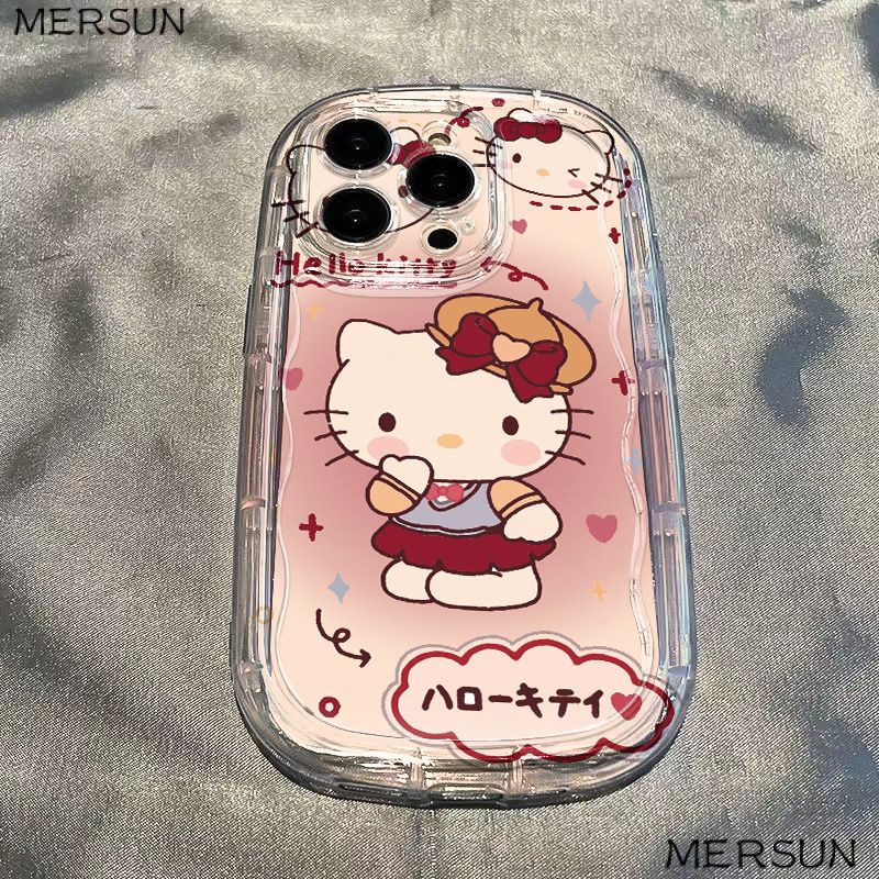 ✅Ốp Điện Thoại Dẻo Trong Suốt Họa Tiết Hoạt Hình Mèo Kitty Dễ Thương Chống Sốc Cho iPhone1413 Xs xs1112 / promax8p 7