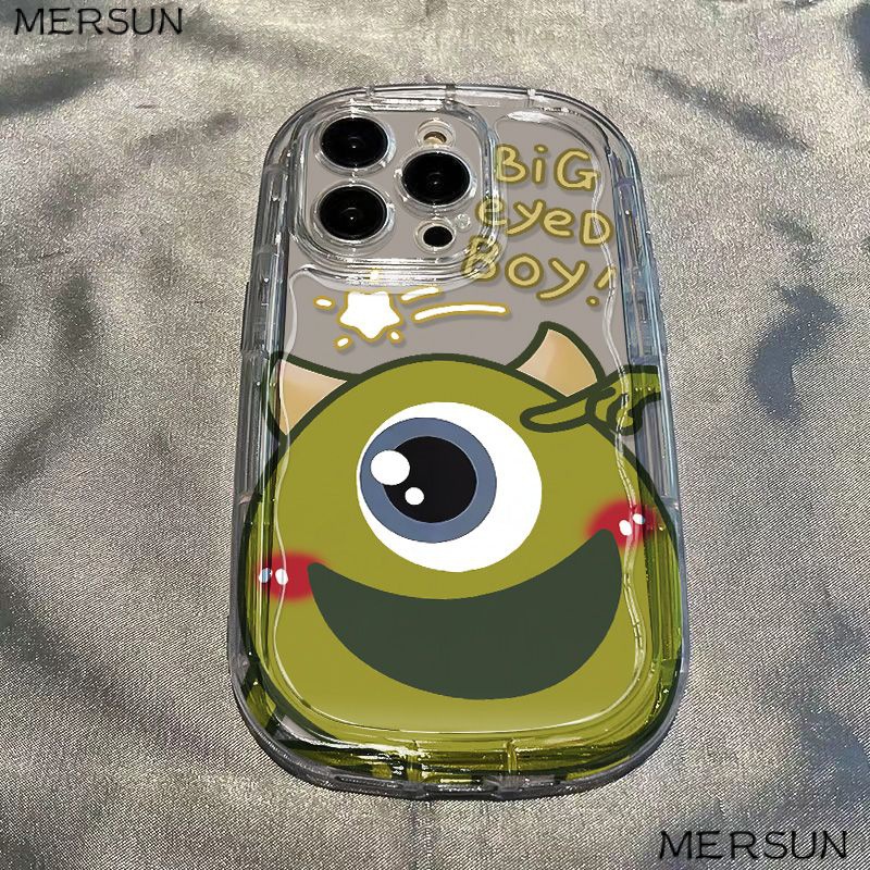 ✅Ốp Điện Thoại Mềm Trong Suốt Chống Sốc Hình Đôi Mắt To Cho Iphone 1413 promax 78p xs11 xr 12