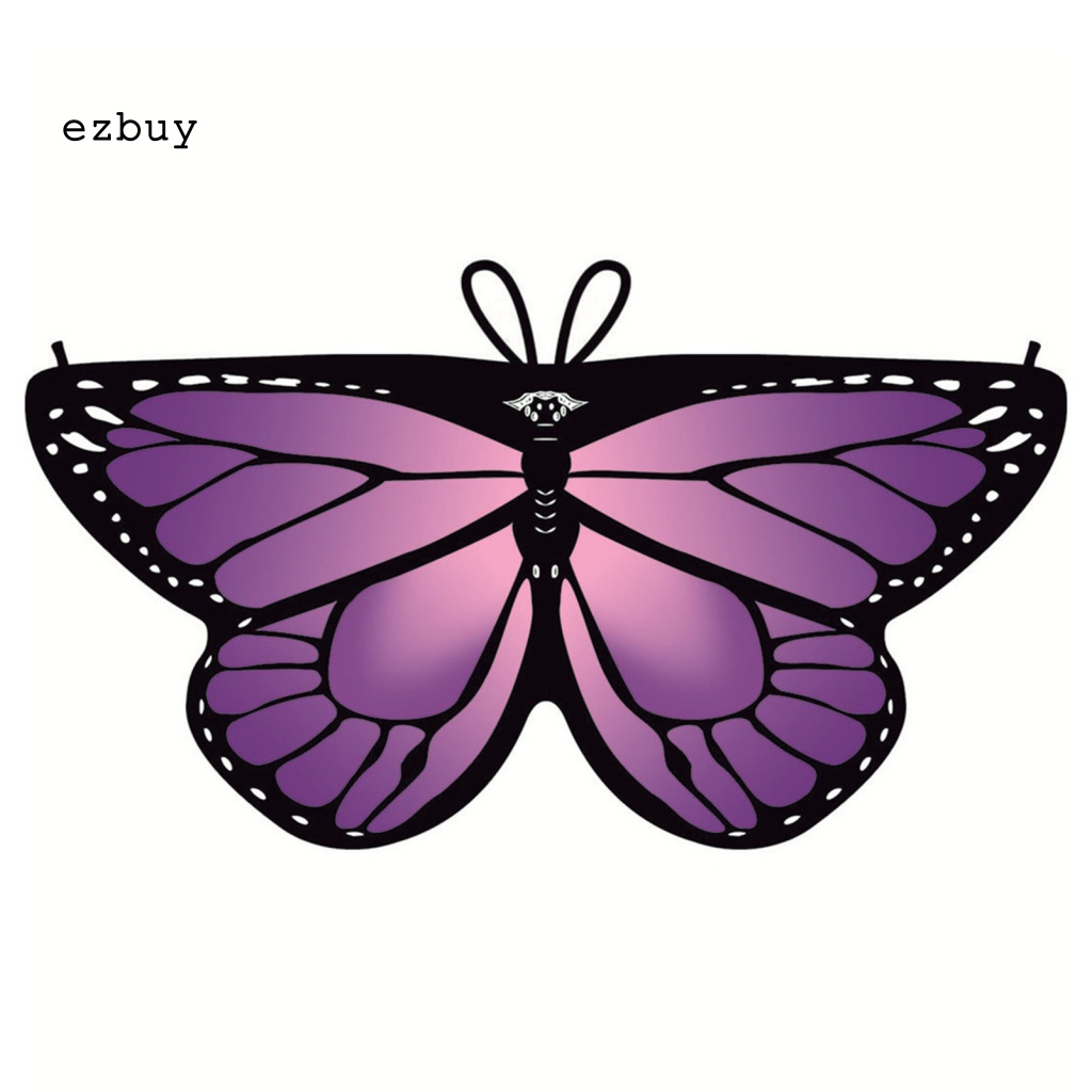 [EY] Áo Choàng Hóa Trang Halloween Cánh Bướm Bằng Voan Siêu Nhẹ Thoáng Khí Màu Sắc Tươi Sáng Dễ Mặc Cho Bé