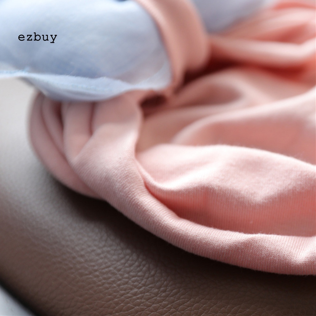 Mũ Cotton Trùm Đầu Đính Nơ Chống Nhăn Co Giãn Cho Bé