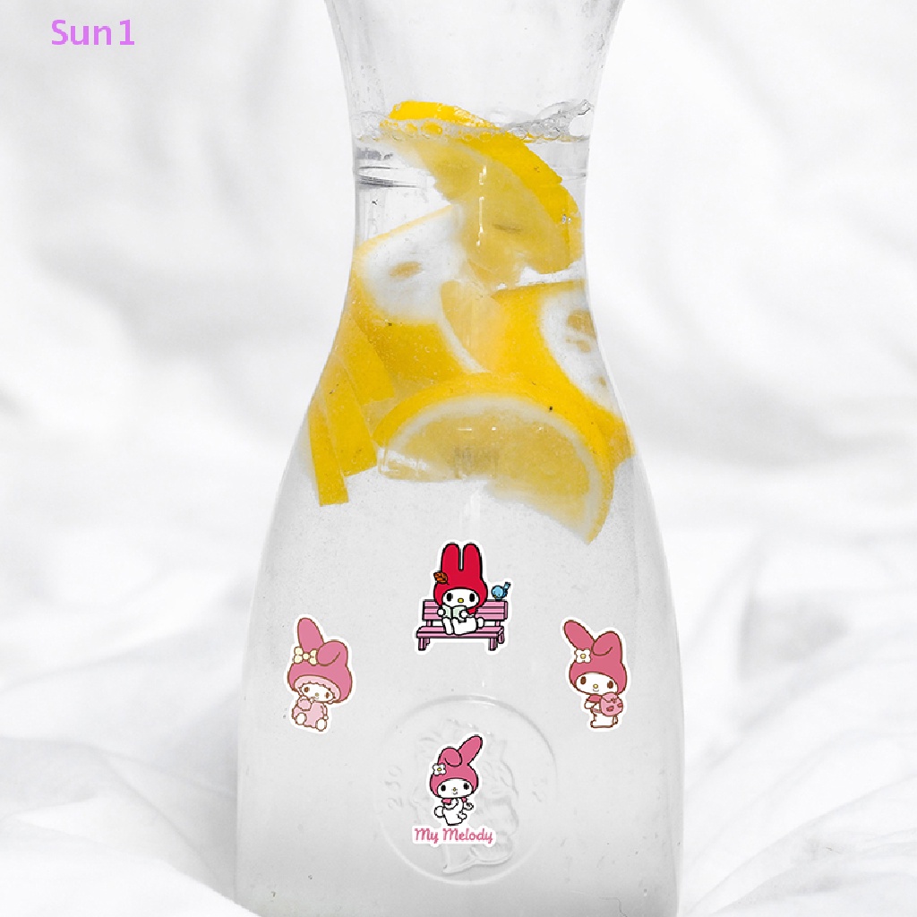 Set 100 Sticker Sun1 &gt; 100 Nhãn Dán Hình Melody Dễ Thương Trang Trí Laptop Xe Máy Ván Trượt DIY