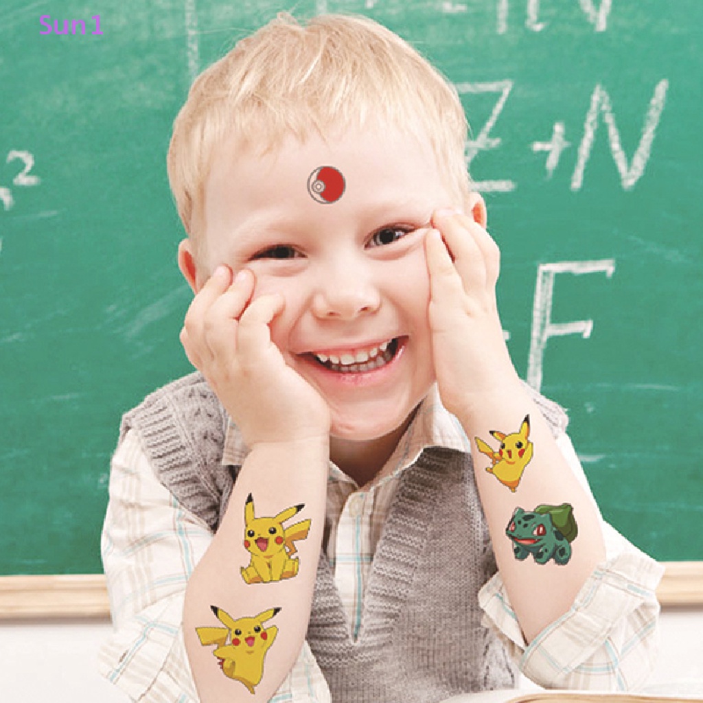 1 Sticker Dán Sun1 > 1 Hình Pokemon Hoạt Hình Cho Trẻ Em