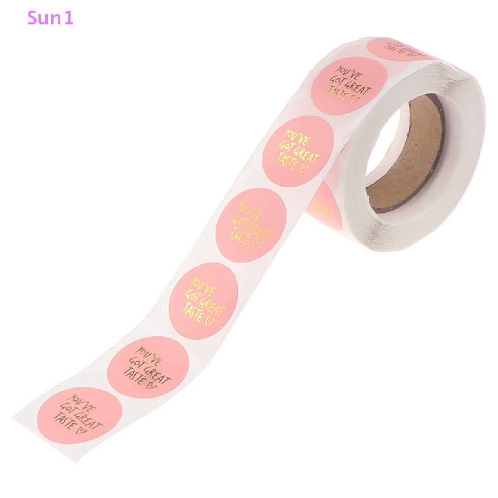 Sun1 > 500 Miếng Dán Họa Tiết Thank You Dễ Thương Trang Trí Sổ Tay / Quà Tặng