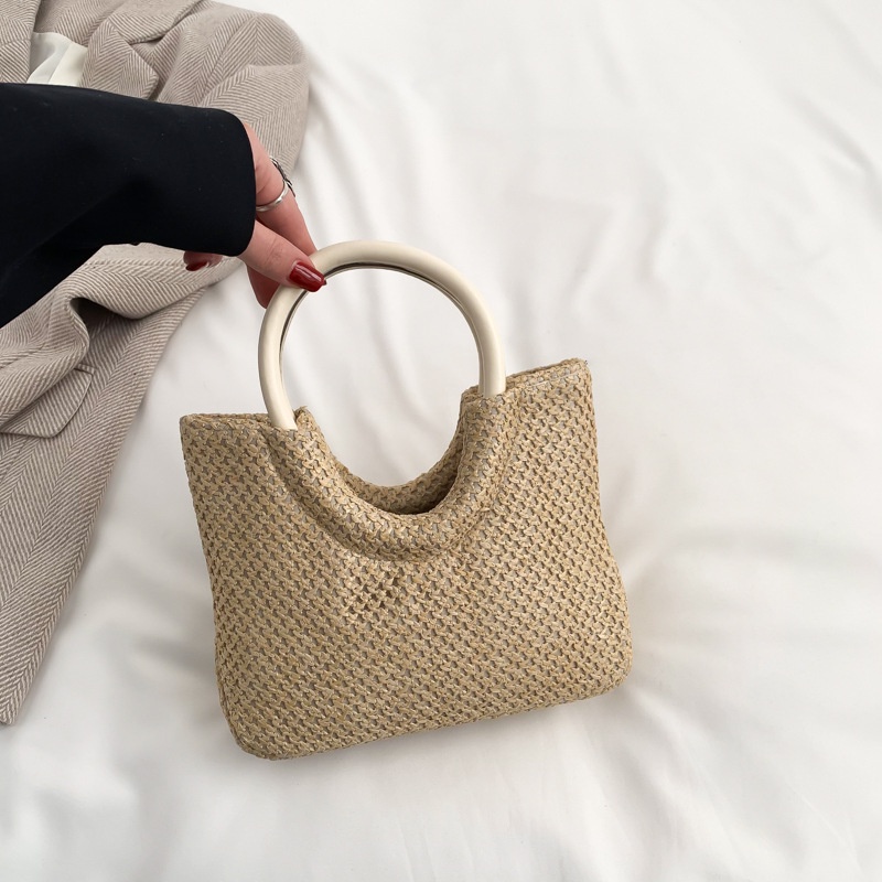 Túi Xách Đan Cói Cỡ Lớn Thời Trang 2023 Cho Nữ