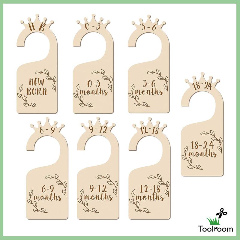 Set 7 Dụng Cụ Chia Ngăn Tủ Quần Áo Em Bé Sử Dụng Hàng Ngày