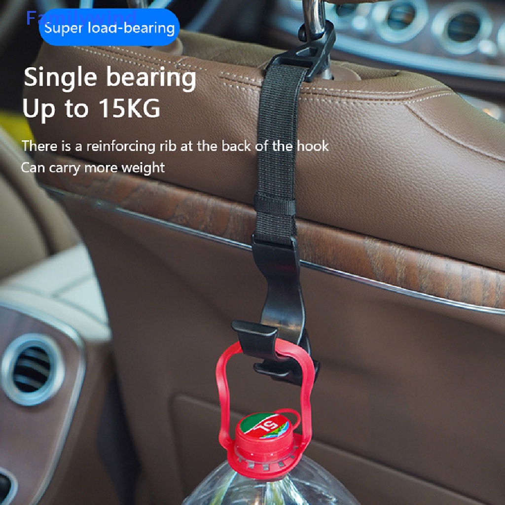 Set 2 Móc Treo Đồ Gắn Lưng Ghế Xe Hơi Tiện Dụng
