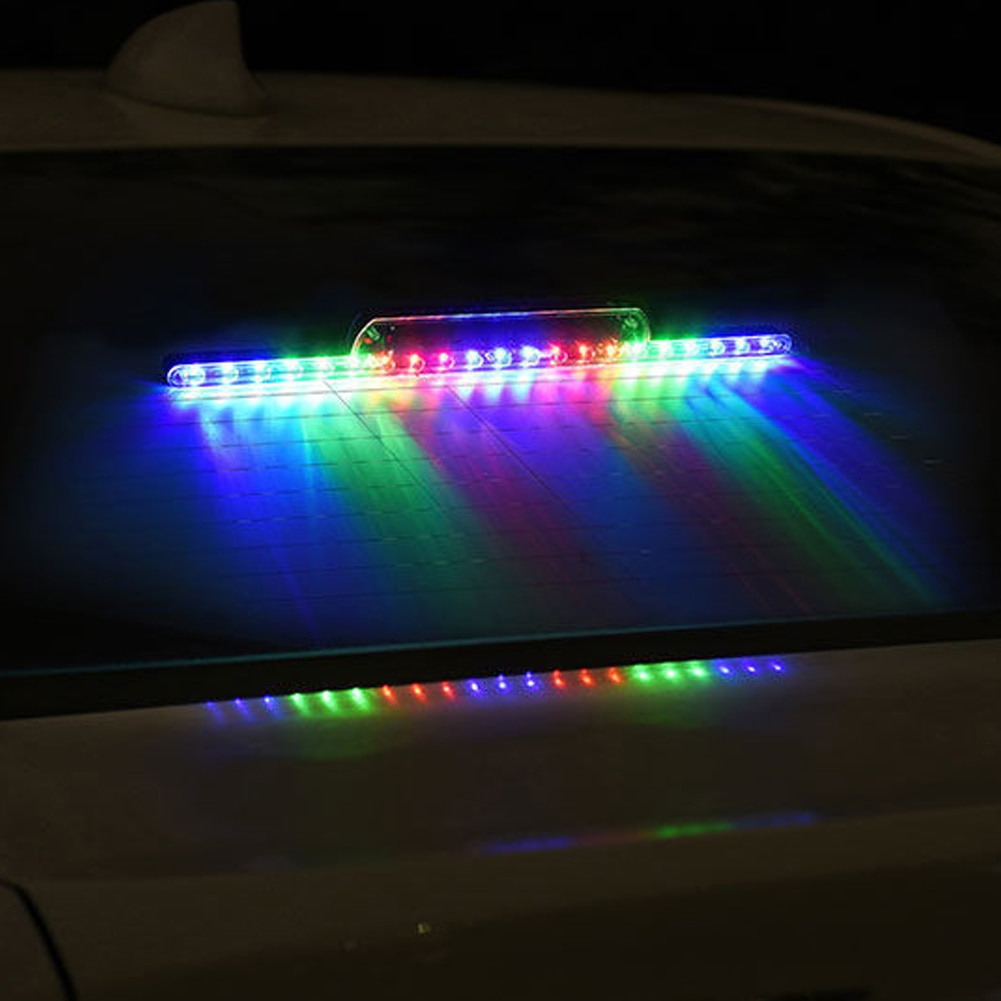 Đèn LED RGB Cảnh Báo Đỗ Xe Hơi Nhấp Nháy Sử Dụng Năng Lượng Mặt Trời Chống Va Chạm
