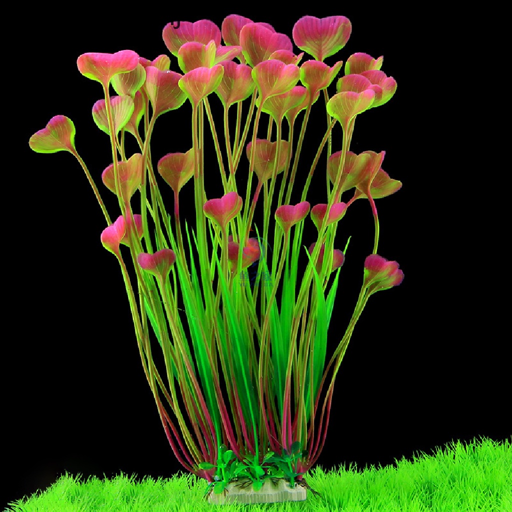 1 Cây Cảnh Giả Bằng Nhựa Trang Trí Bể Cá 30cm