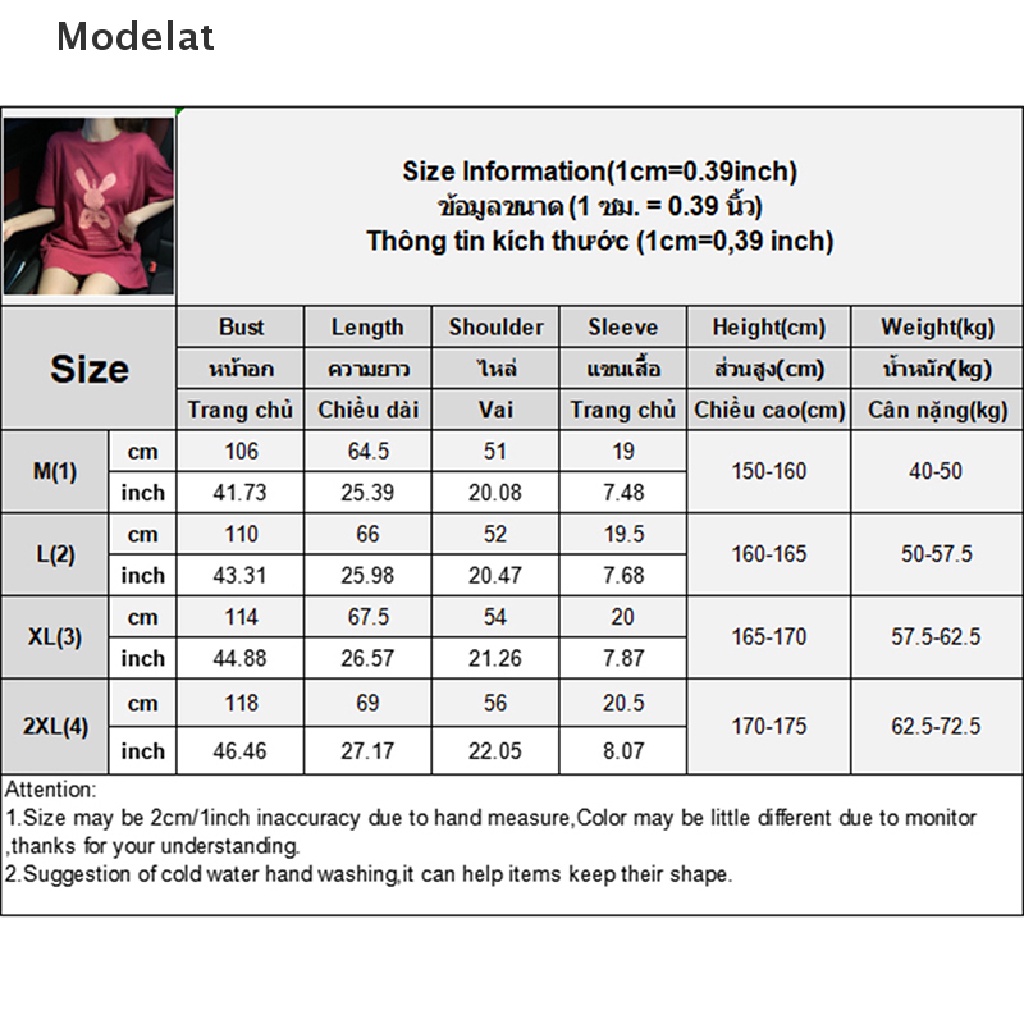 Áo Thun Tay Ngắn Cổ Tròn In Hình Thỏ Thời Trang Mùa Hè Cho Nữ