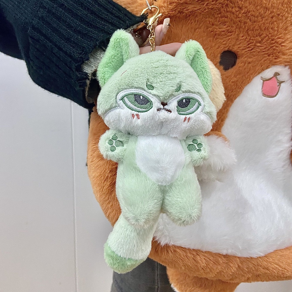 Thú Nhồi Bông Hình Chó Sói Mắt To Dễ Thương