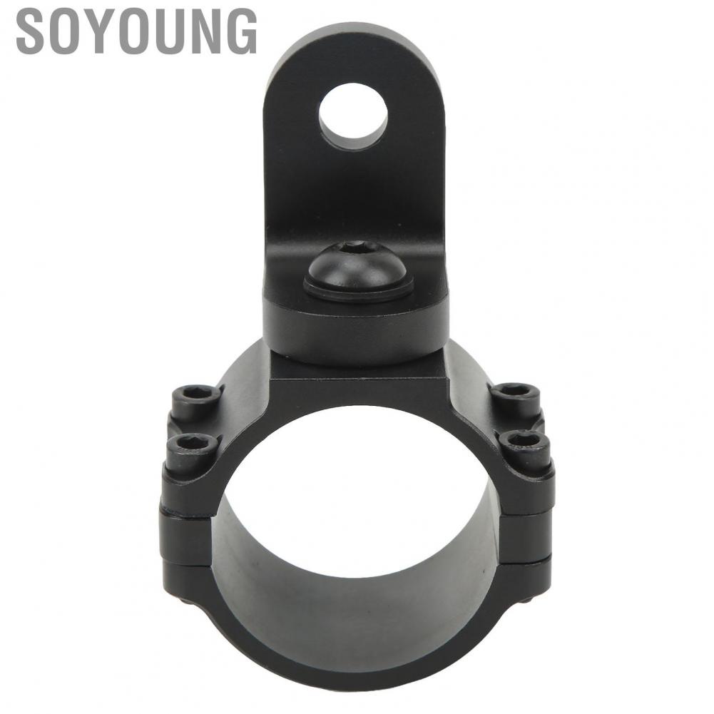 Soyoung UTV Whip Mount Strong Strength Flag Mounting Bracket for 1.75in To 2in  Roll Bar Lights