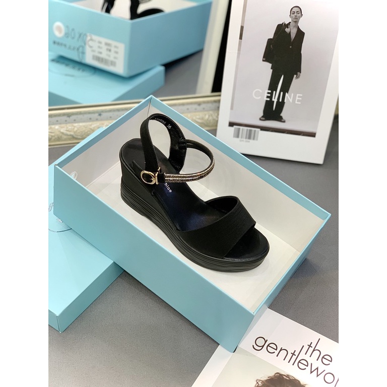 Dép sandan xuồng quai ngang bản to,siêu nhẹ đi êm và khỏe chân,đế cao 7cm SDX07 ANN_Official