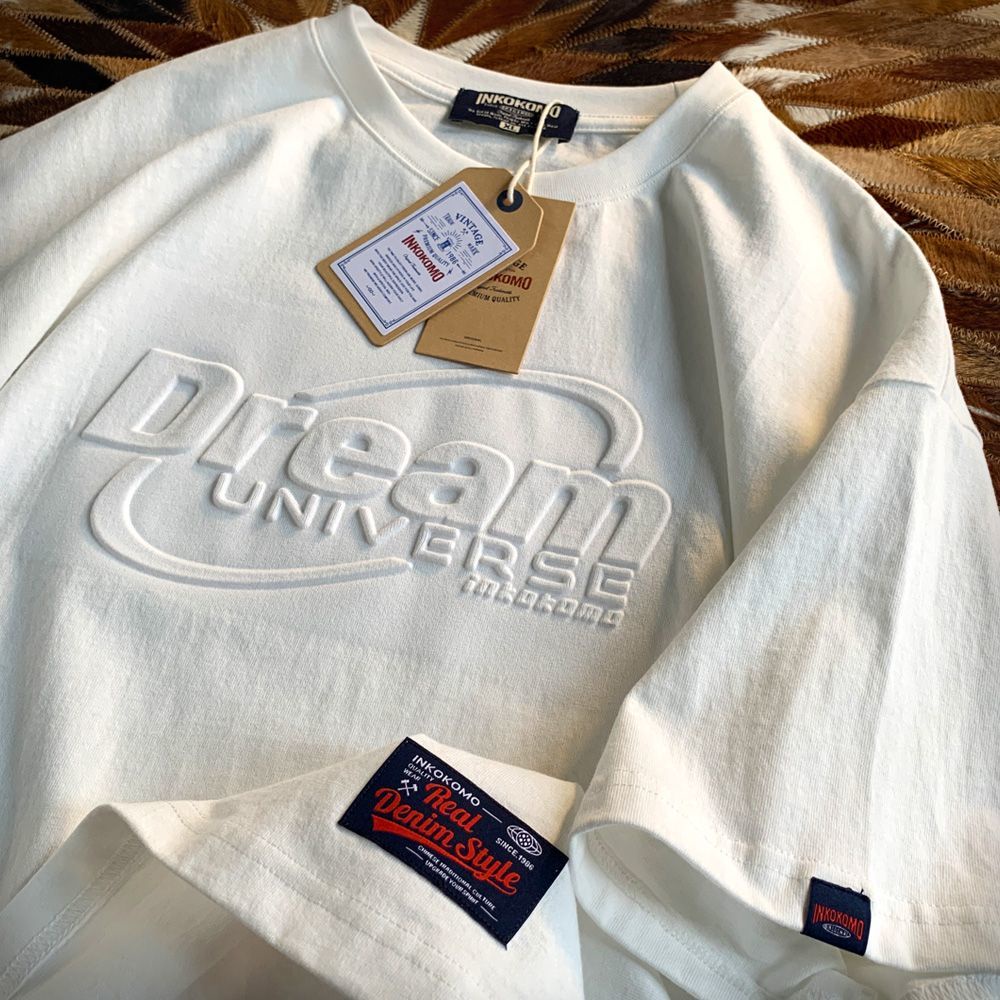 Ống Hút Cao Cấp Chuyên Dụng Cho STUDIO✨Áo Thun 100% Cotton Tay Ngắn In Chữ Bump Thời Trang Mùa Hè 2023 Phong Cách Mỹ Cho Nam Và Nữ