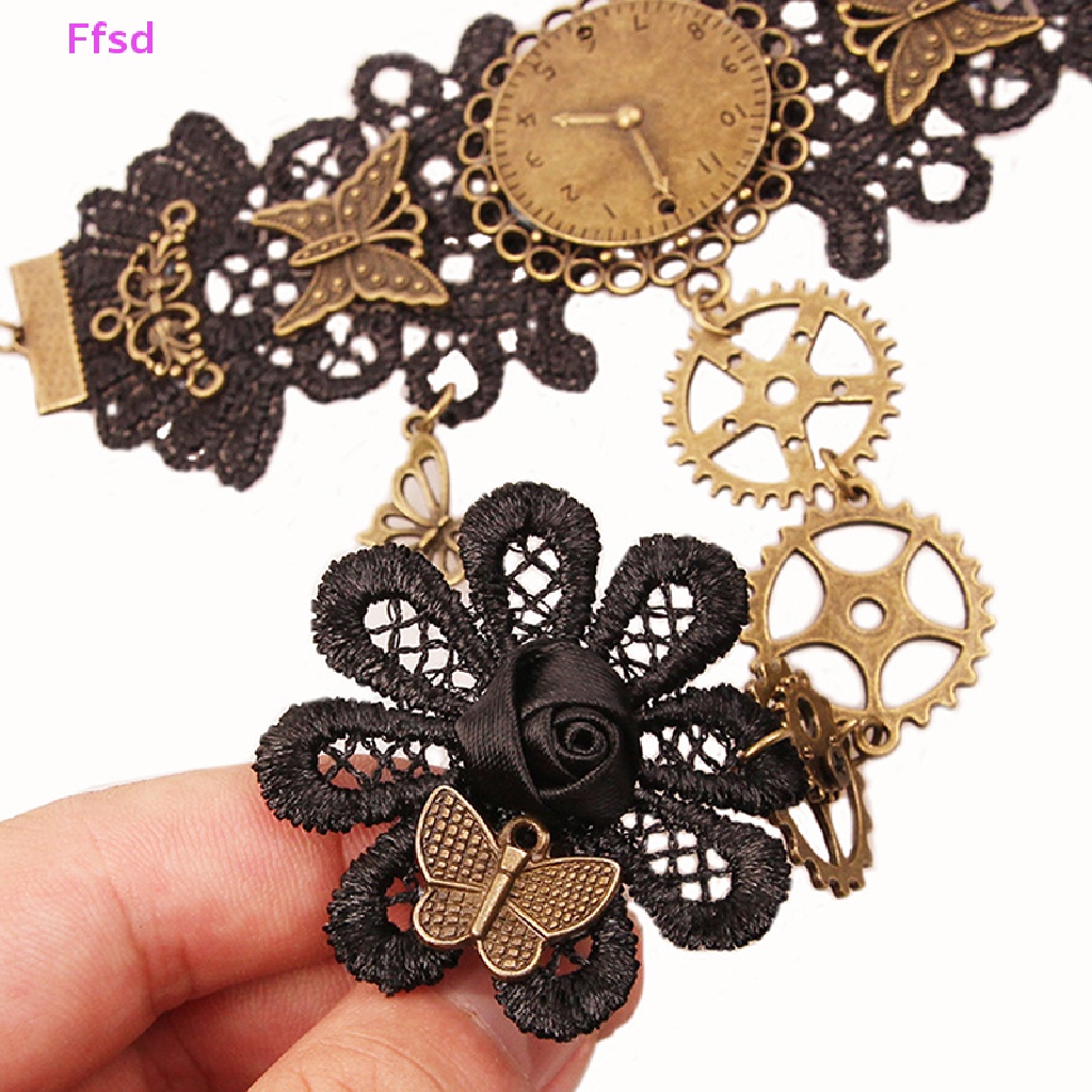 {Ffsd} Phụ Kiện Trang Sức Vòng Đeo Tay Phong Cách Steampunk Cổ Điển Cho Nữ Bán Chạy