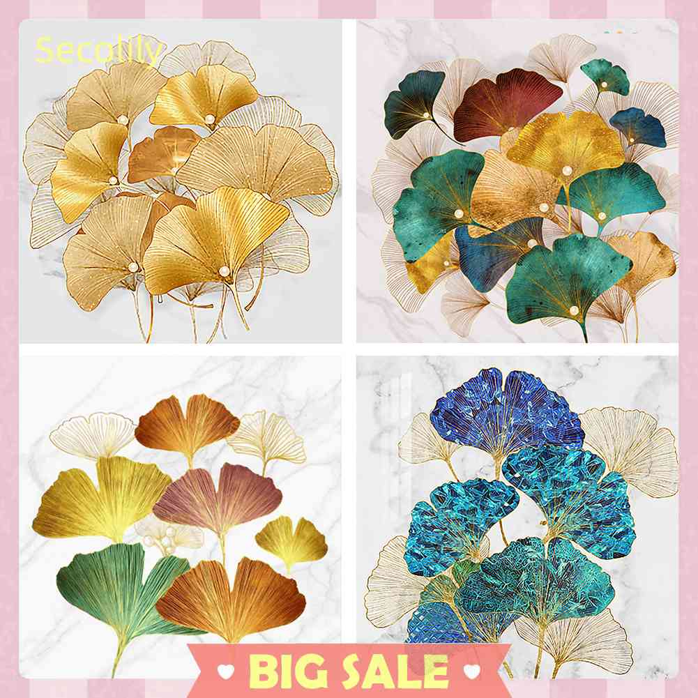 Bộ Tranh Thêu Chữ Thập 11CT Hình Lá Ginkgo Mới