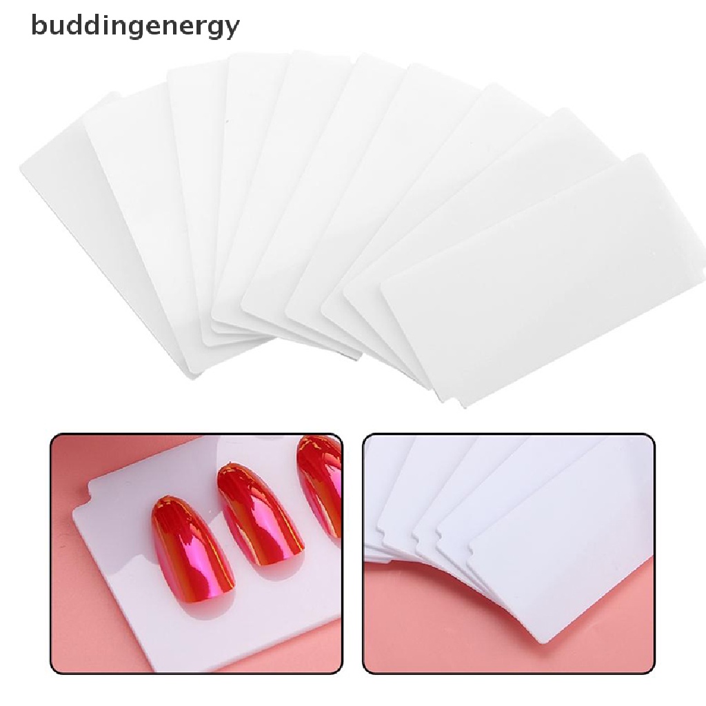{BUDDI} Set 10 Giá Đỡ Trưng Bày Móng Tay Giả Bằng Nhựa Trưng Bày {BUDDI}