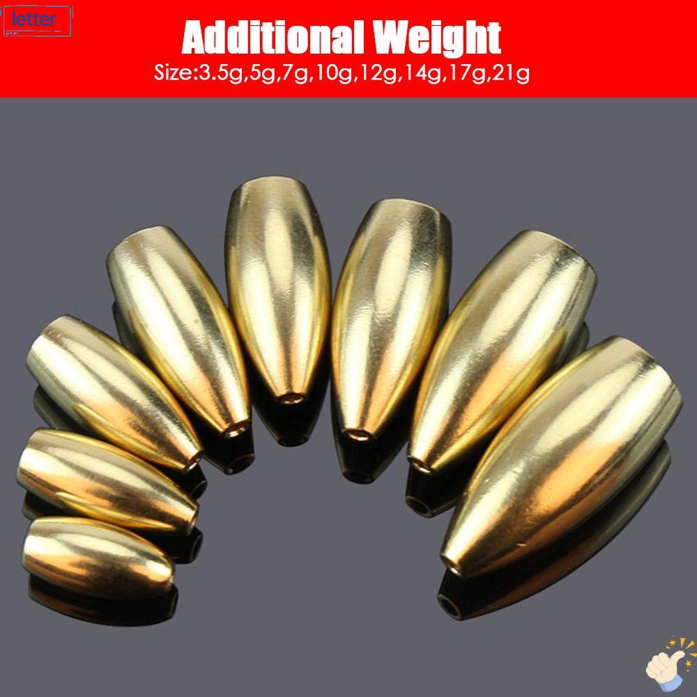 Set 5 Chì Câu Cá Bằng Đồng