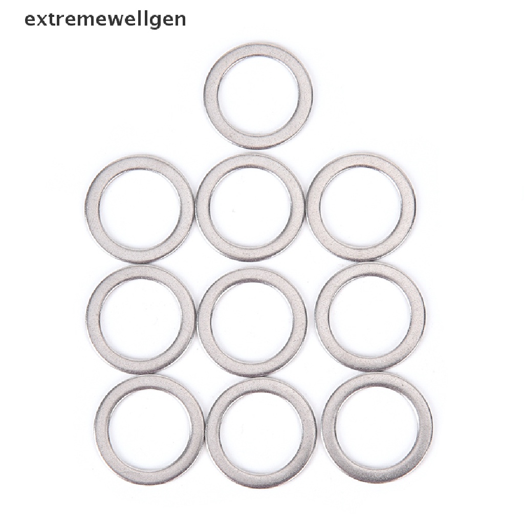 Set 10 Vòng Đệm Bằng Thép Không Gỉ Cho Bàn Đạp Xe Đạp