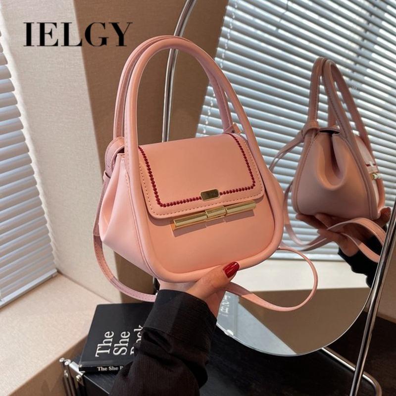 IELGY Túi Đeo Vai Hình Vuông Ghép Màu Thời Trang Chất Lượng Cao Cho Nữ