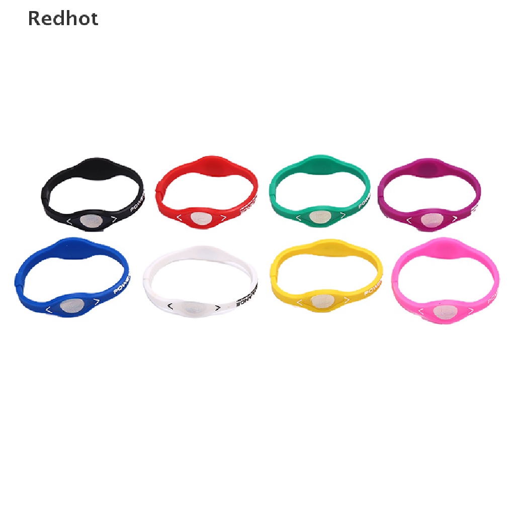 Vòng Đeo Tay Thể Thao Năng Lượng Cân Bằng Năng Lượng &lt; Redhot &gt; Vòng Đeo Tay Bằng Silicone Ion