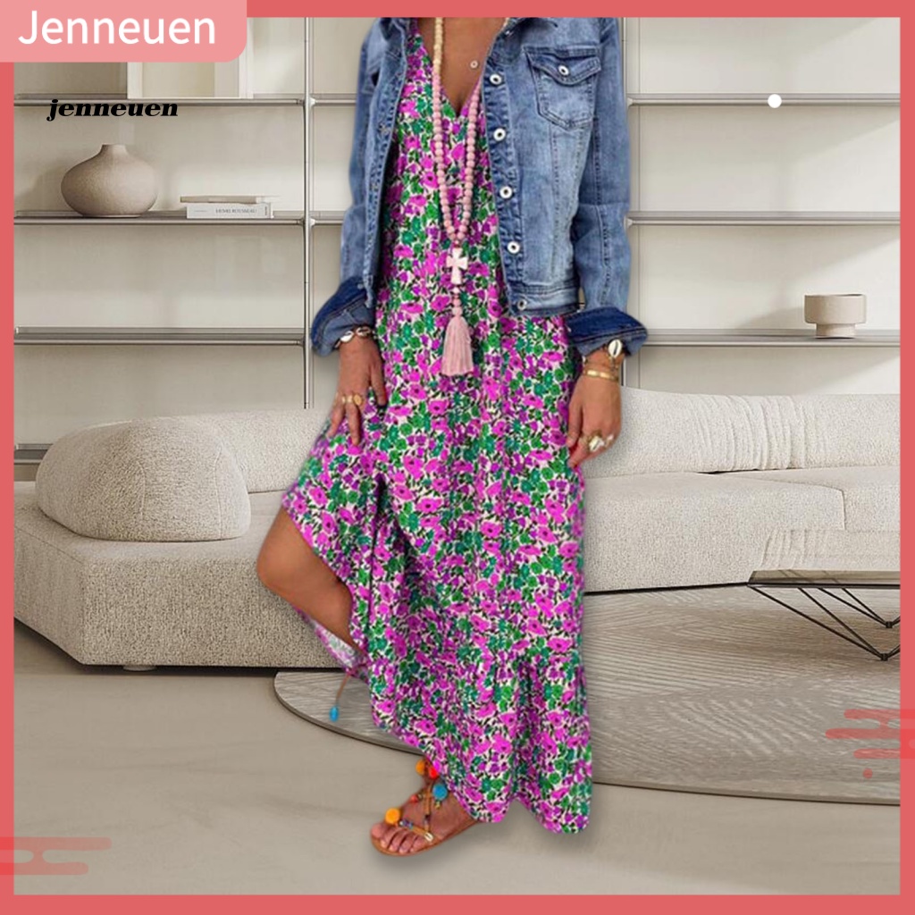 Jen Bohemia Váy Không Tay