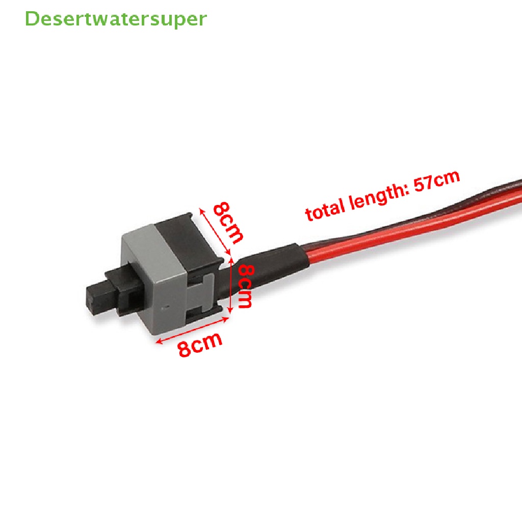 Set 5 Công Tắc Ấn / Tắt Dây Cáp Máy Tính 50cm 2 Pin SW