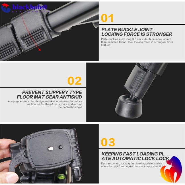 Giá Đỡ Ba Chân Bằng Nhôm Chuyên Nghiệp Zomei Q111 Cho Máy Ảnh Kỹ Thuật Số Dslr