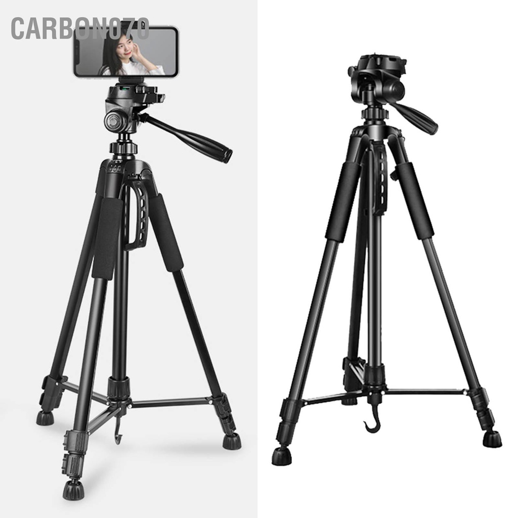 Chân Máy Ảnh 3 Khớp Xoay 360 Độ Kèm Kẹp Điện Thoại 4.8ft