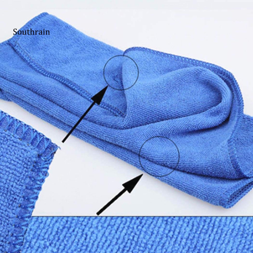 Bộ 10 Khăn Lau Xe Hơi Mềm Mại Kích Thước 25x25cm