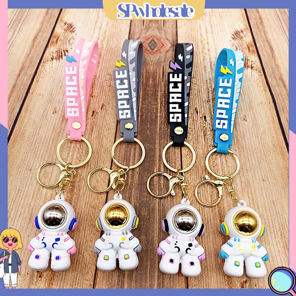 <SPwholesale> Móc Chìa Khóa Xe Hơi Họa Tiết Phi Hành Gia Hoạt Hình Bắt Mắt Đa Năng Quyến Rũ