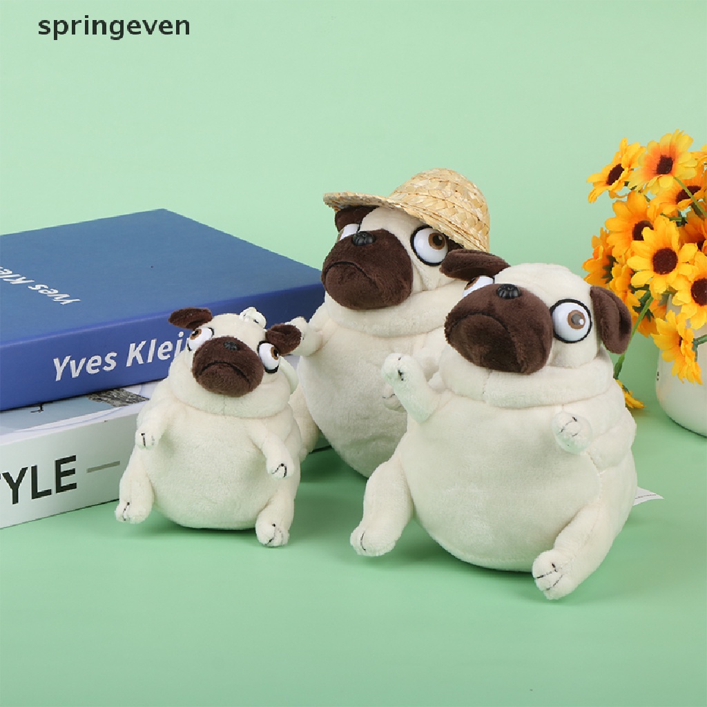Chó Pug Nhồi Bông 10 / 15cm Dễ Thương Cho Bé