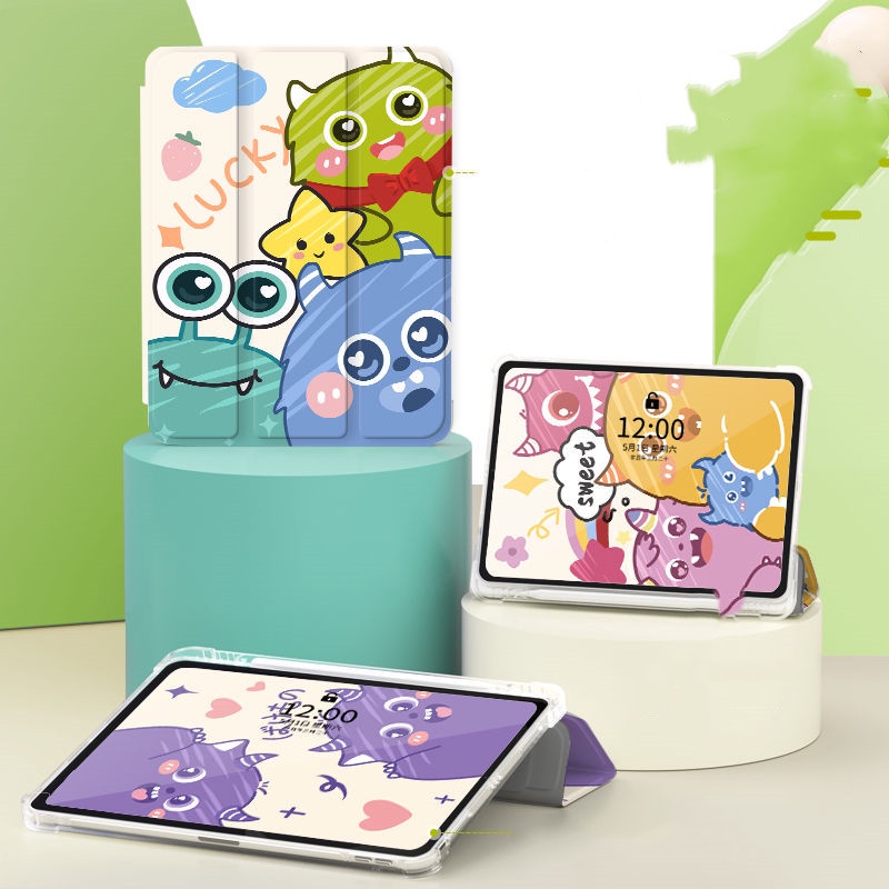 Ốp Máy Tính Bảng Mềm Hình Quái Vật Dễ Thương Cho iPad Gen10 7 / 8 / 9 10.2 "Air4 / Air5 Pro11" Pro12.9 "2022 mini6