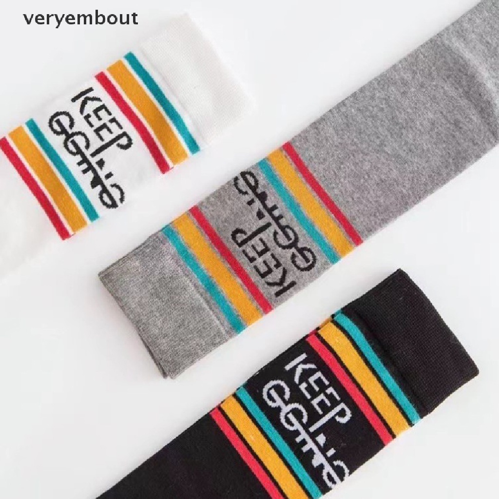 Vớ Thể Thao Họa Tiết Kẻ Sọc Thời Trang Xuân Hè Dành Cho Nữ