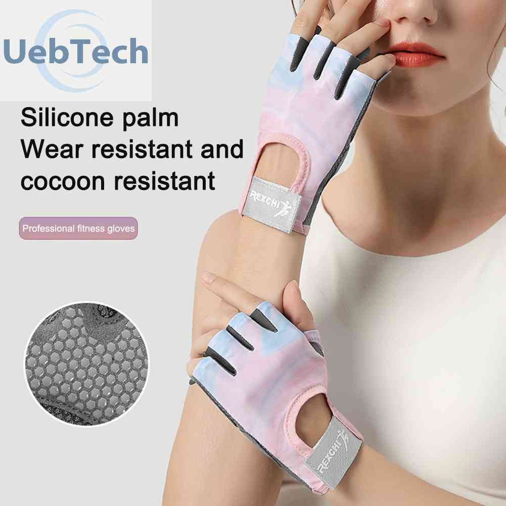 Găng Tay Thể Thao Hở Ngón Mềm Mại Chống Trượt Tiện Dụng