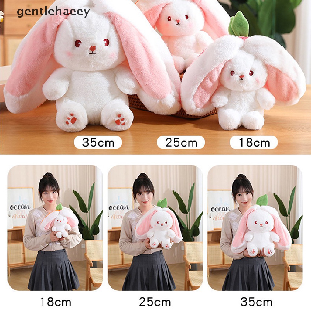 Đồ Chơi Nhồi Bông Hình Thỏ / Cà Rốt / Dâu Tây Dễ Thương