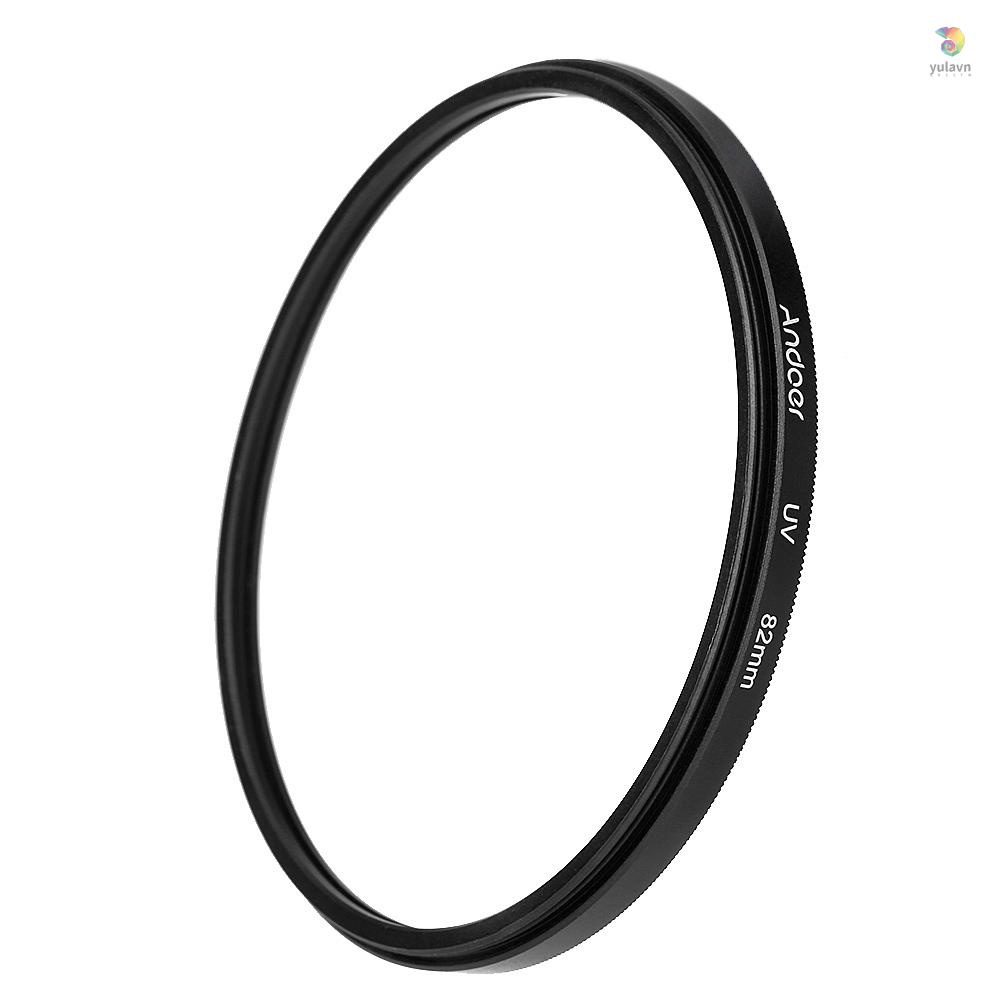 Kính Lọc Tia UV Andoer 82mm Cho Máy Ảnh DSLR