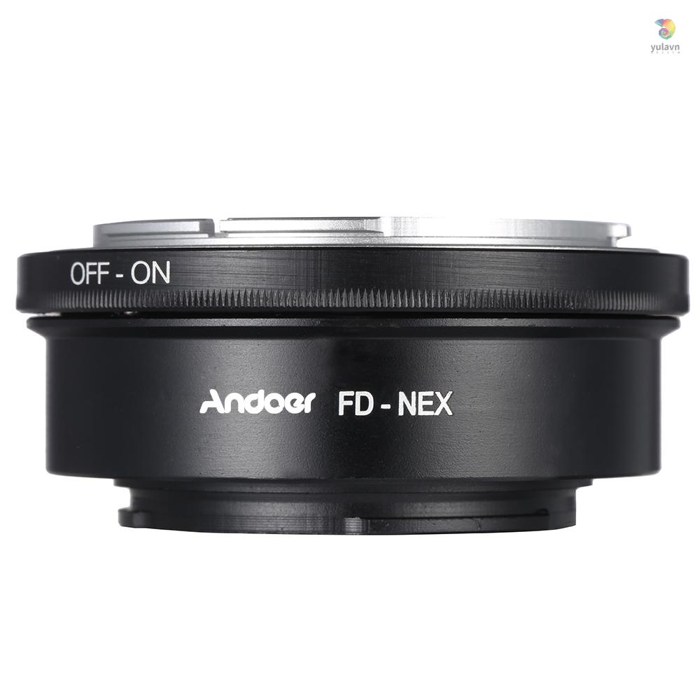 Vòng Nối Ống Kính Máy Ảnh Kỹ Thuật Số Andoer FD-NEX Cho NEX E Mount