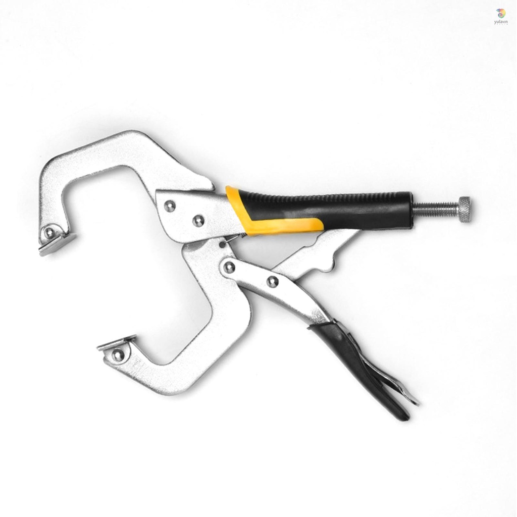 Kìm Khóa Chữ C 11-inch Kèm Kẹp Cao Su Tháo Gỡ Nhanh Tiện Dụng