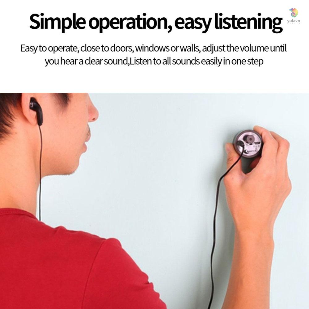 (yula) Micro Âm Thanh Gắn Tường Cường Độ Cao Phát Hiện Giọng Nói Cho Thiết Bị Kỹ Thuật Chống Rò Rỉ Dầu Sửa Chữ