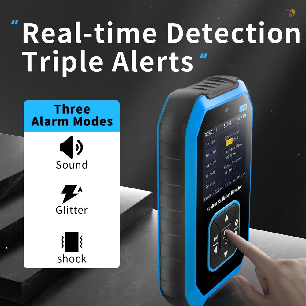Máy Dò Bức Xạ Điện Từ FNIRSI Đa Năng Có Màn Hình LCD