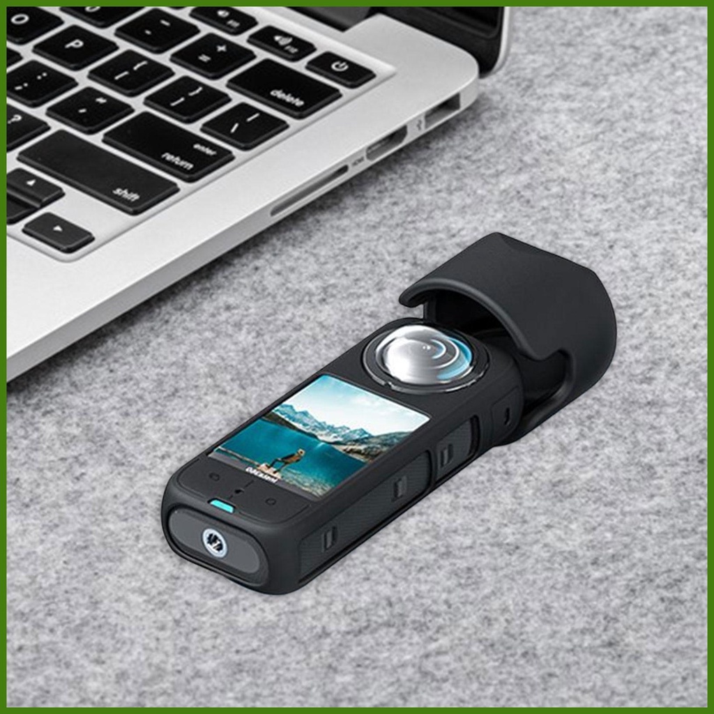 Vỏ Silicon Bảo Vệ Ống Kính Máy Ảnh Toàn Cảnh Chống Rơi Vỡ Cho Insta 360 X3